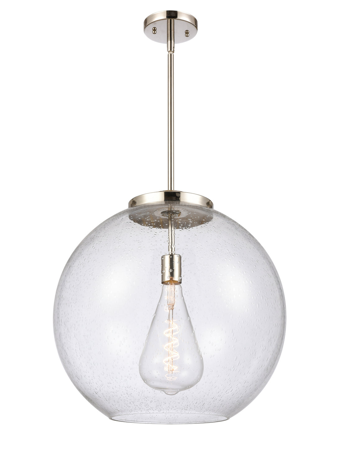 Innovations - 221-1S-PN-G124-18 - One Light Pendant - Essex - Polished Nickel