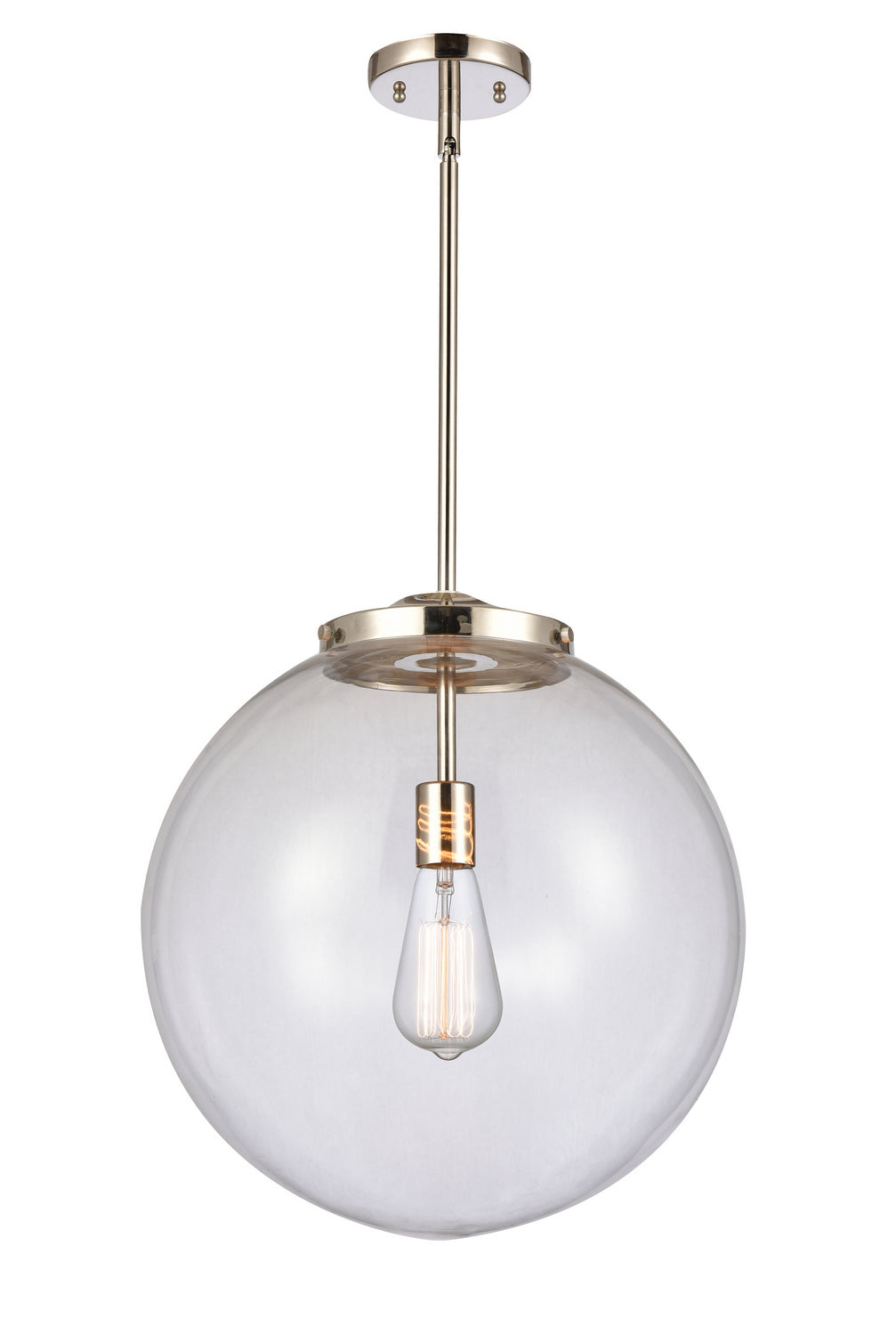 Innovations - 221-1S-PN-G202-16 - One Light Pendant - Essex - Polished Nickel