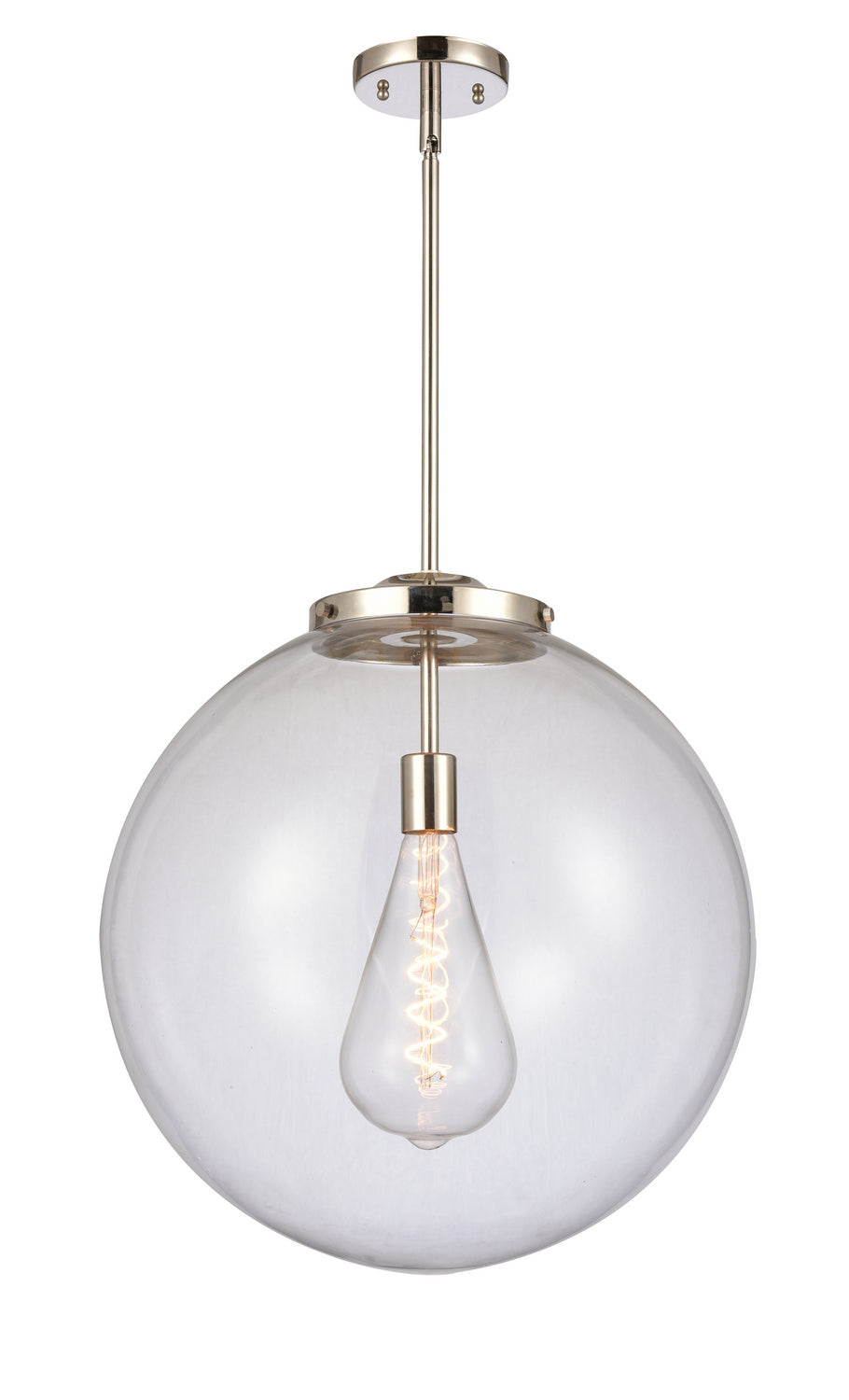 Innovations - 221-1S-PN-G202-18 - One Light Pendant - Essex - Polished Nickel