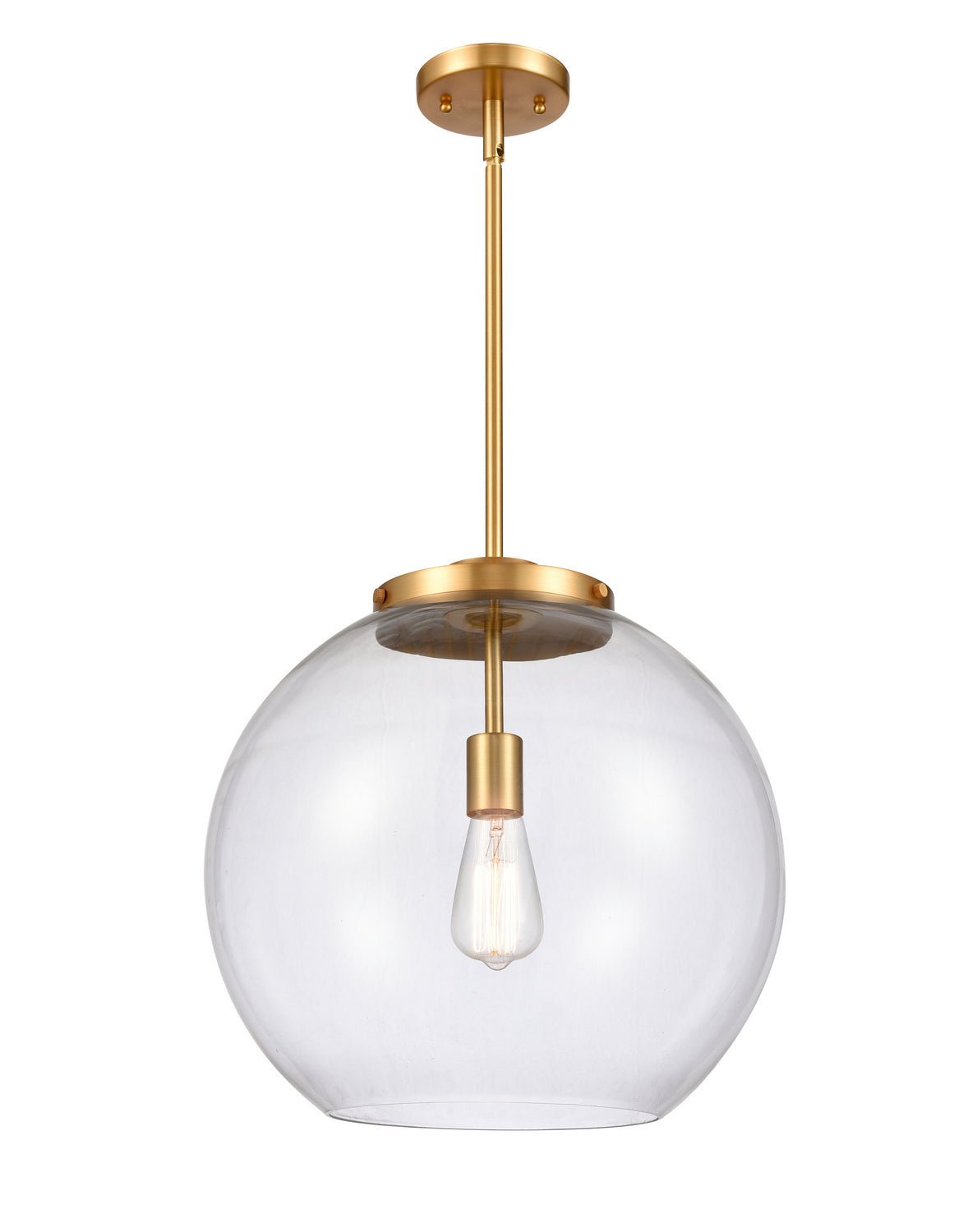 Innovations - 221-1S-SG-G122-16 - One Light Pendant - Essex - Satin Gold