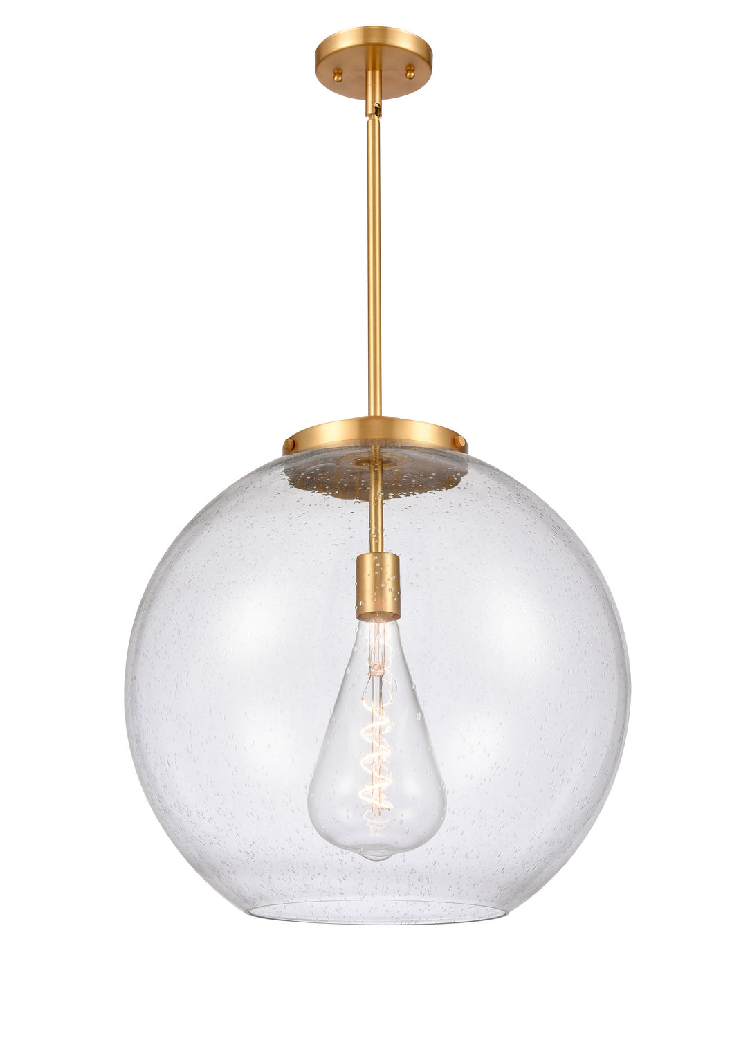 Innovations - 221-1S-SG-G124-18 - One Light Pendant - Essex - Satin Gold