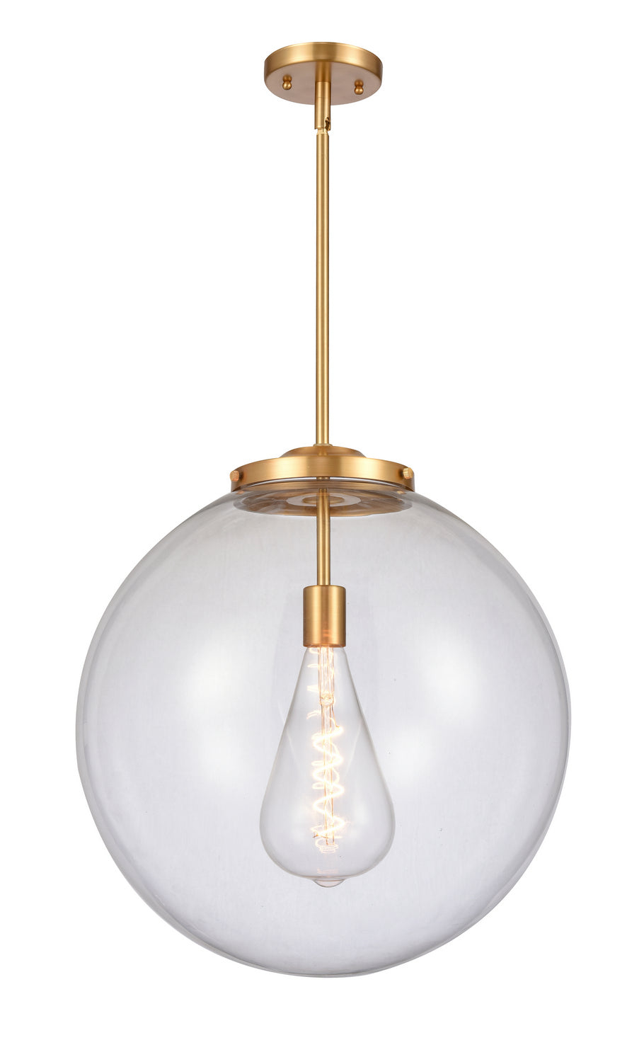 Innovations - 221-1S-SG-G202-18 - One Light Pendant - Essex - Satin Gold