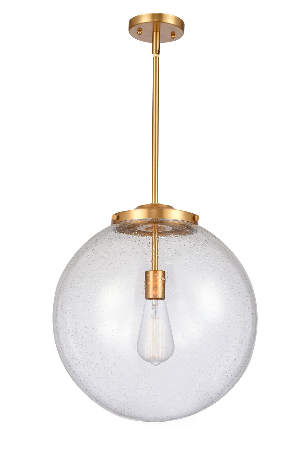 Innovations - 221-1S-SG-G204-16 - One Light Pendant - Essex - Satin Gold