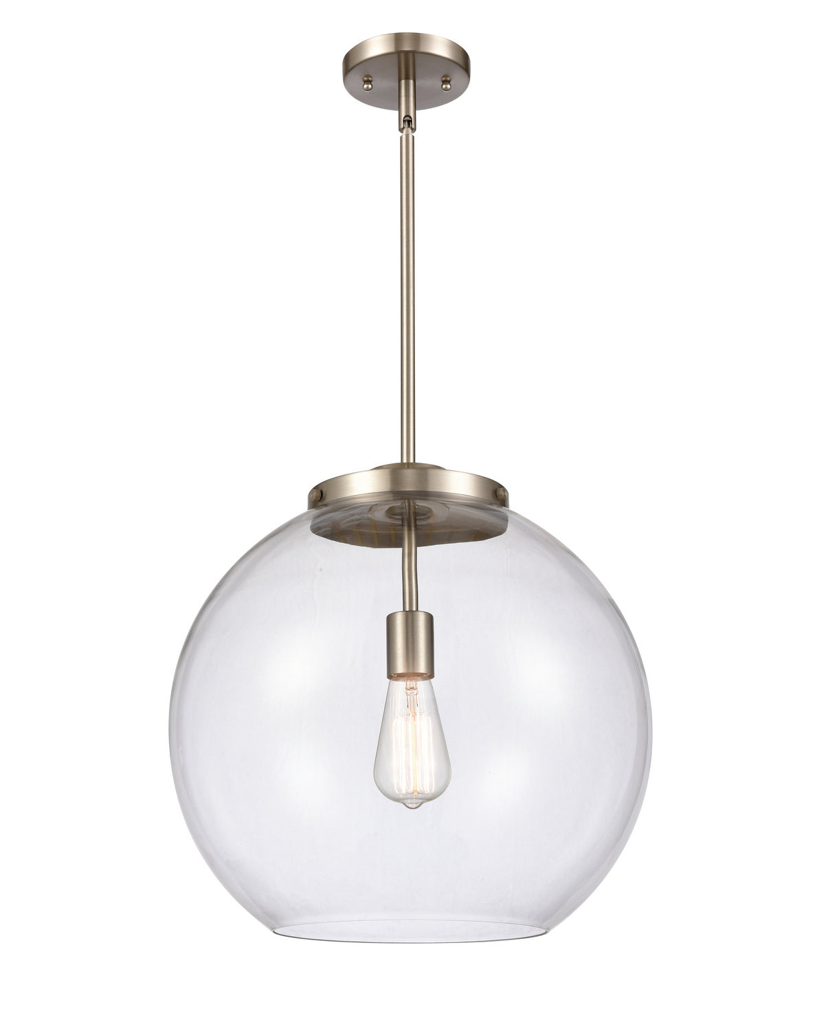 Innovations - 221-1S-SN-G122-16 - One Light Pendant - Essex - Brushed Satin Nickel