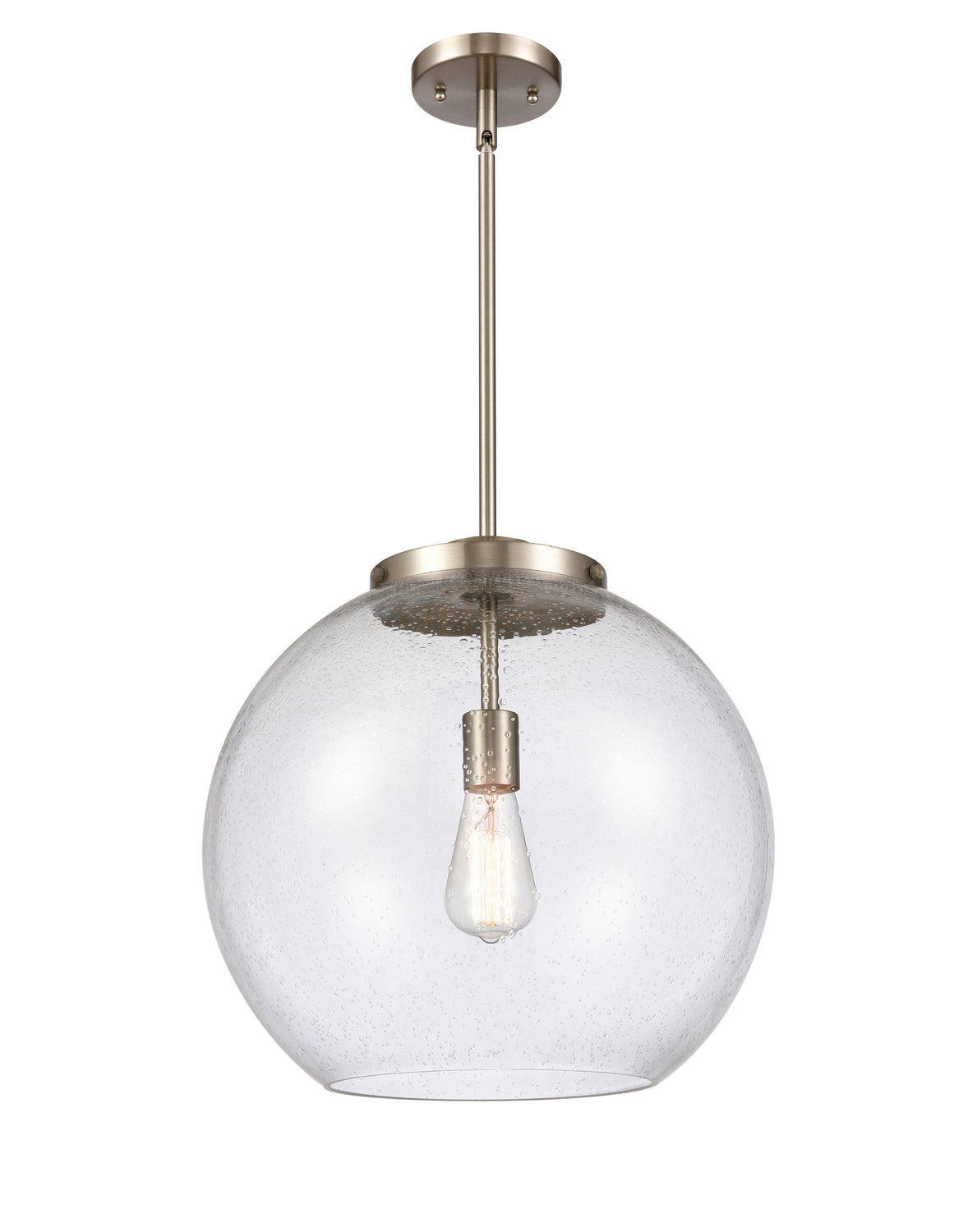 Innovations - 221-1S-SN-G124-16 - One Light Pendant - Essex - Brushed Satin Nickel