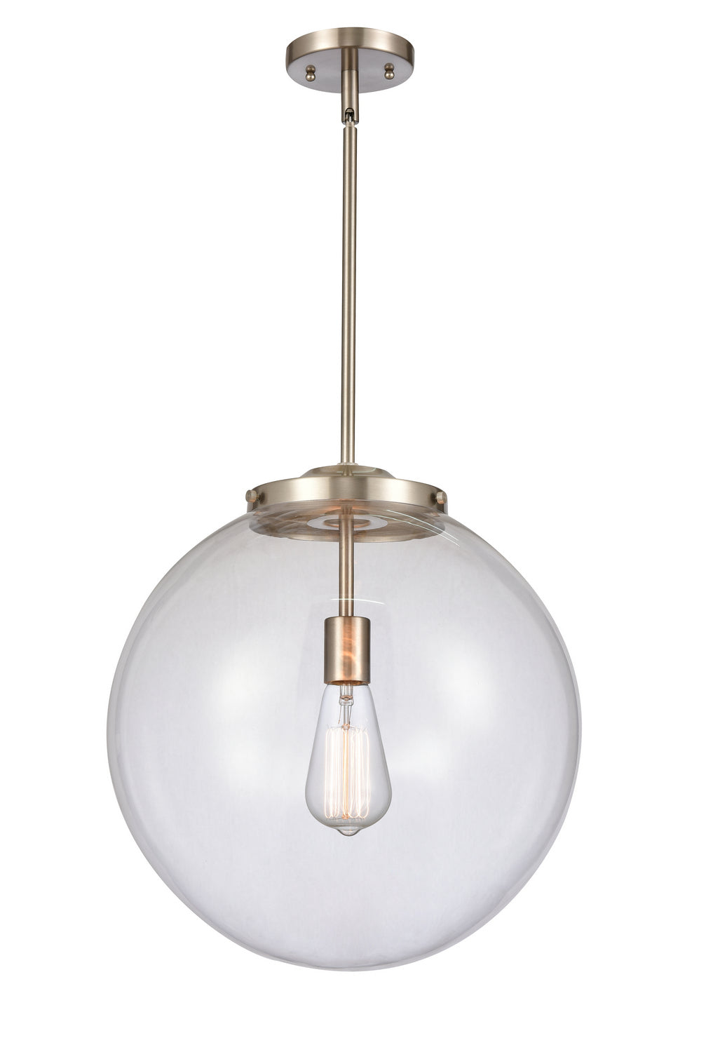 Innovations - 221-1S-SN-G202-16 - One Light Pendant - Essex - Brushed Satin Nickel
