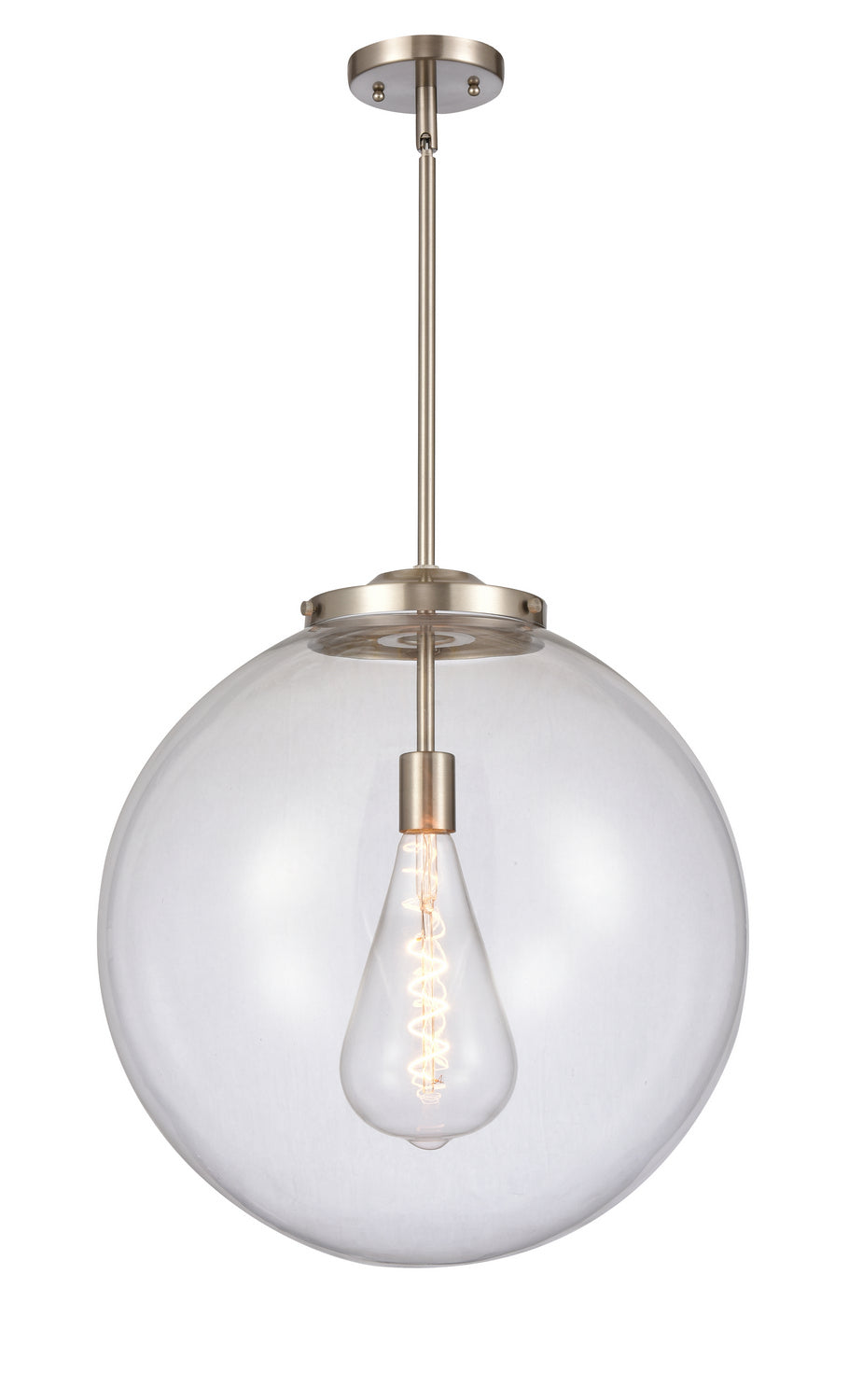 Innovations - 221-1S-SN-G202-18 - One Light Pendant - Essex - Brushed Satin Nickel