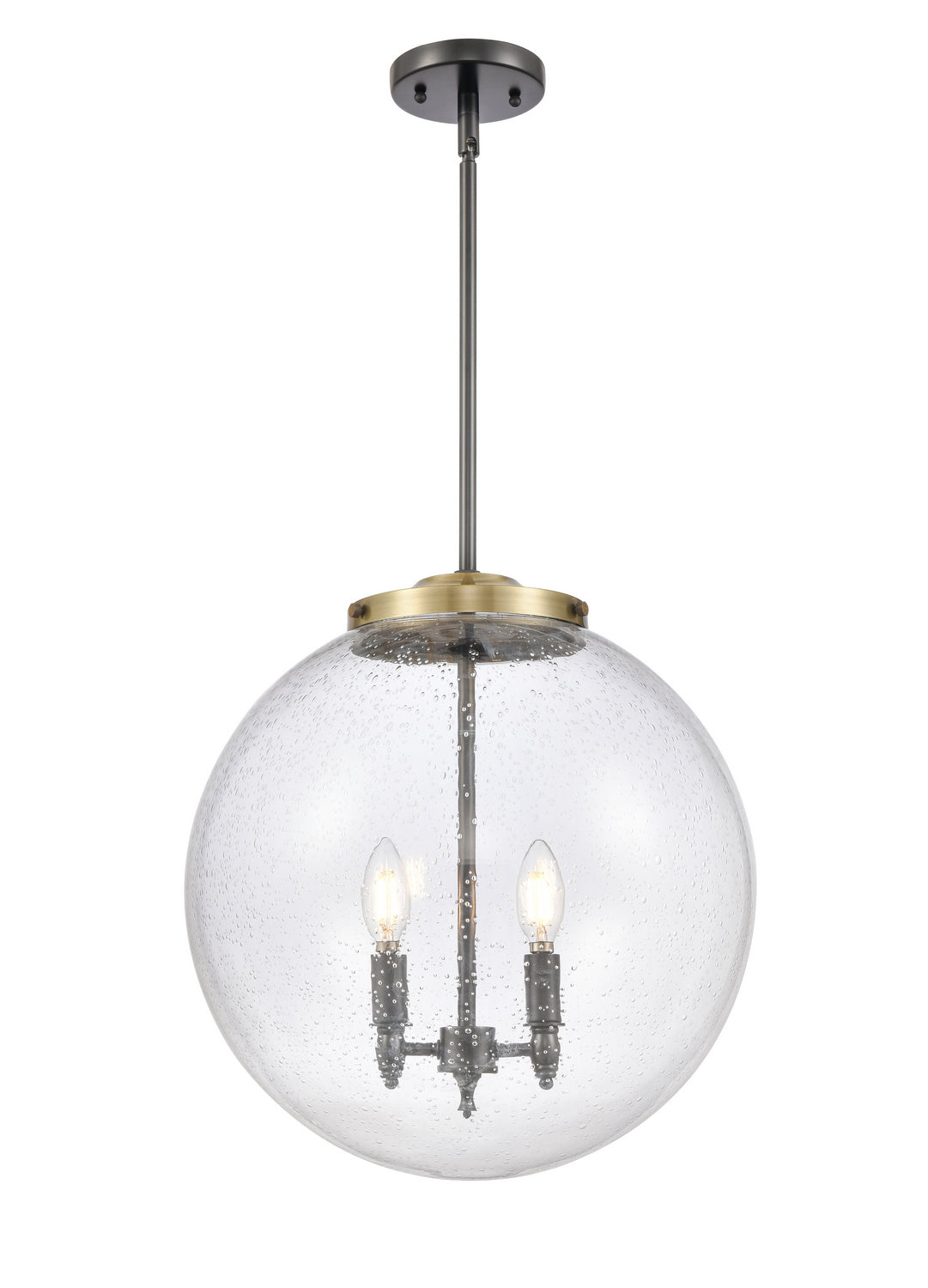 Innovations - 221-3S-BAB-G204-16 - Three Light Pendant - Essex - Black Antique Brass