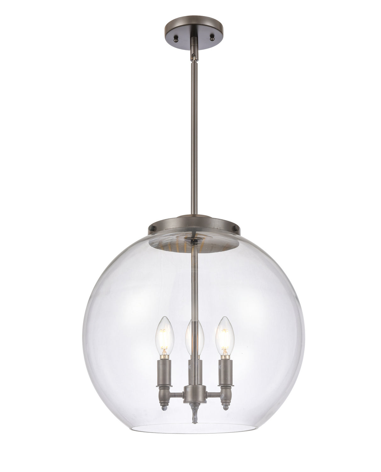 Innovations - 221-3S-OB-G122-16 - Three Light Pendant - Essex - Oil Rubbed Bronze