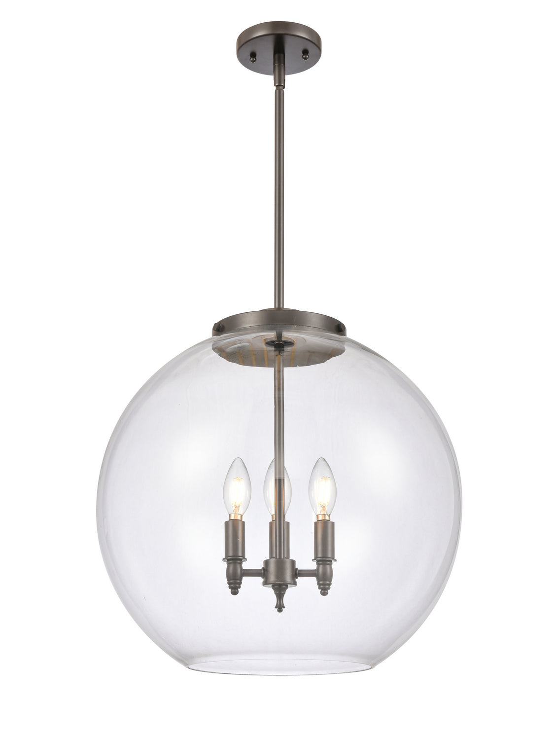 Innovations - 221-3S-OB-G122-18 - Three Light Pendant - Essex - Oil Rubbed Bronze