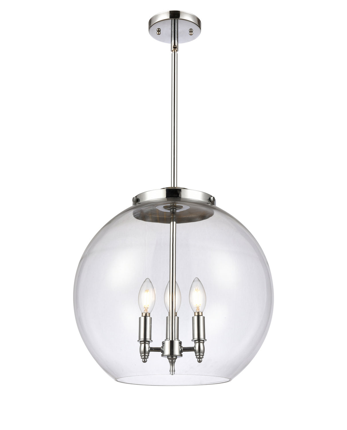Innovations - 221-3S-PC-G122-16 - Three Light Pendant - Essex - Polished Chrome