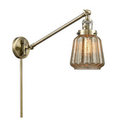 Innovations - 237-AB-G146 - One Light Swing Arm - Franklin Restoration - Antique Brass