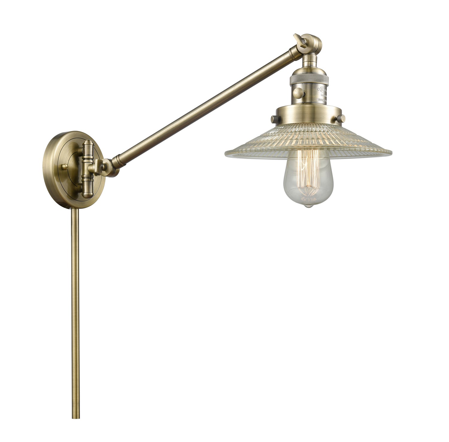 Innovations - 237-AB-G2 - One Light Swing Arm - Franklin Restoration - Antique Brass