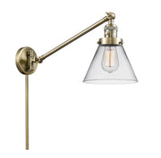 Innovations - 237-AB-G42 - One Light Swing Arm - Franklin Restoration - Antique Brass