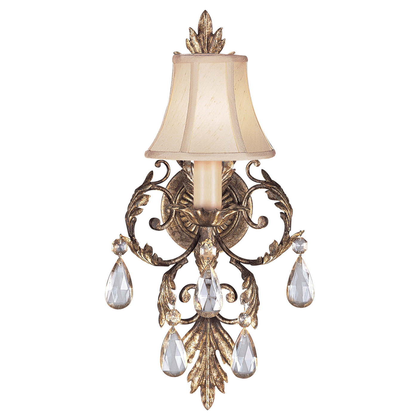 Fine Art Handcrafted Lighting - 163150ST - One Light Wall Sconce - A Midsummer Nights Dream - Gold