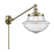 Innovations - 237-AB-G544 - One Light Swing Arm - Franklin Restoration - Antique Brass