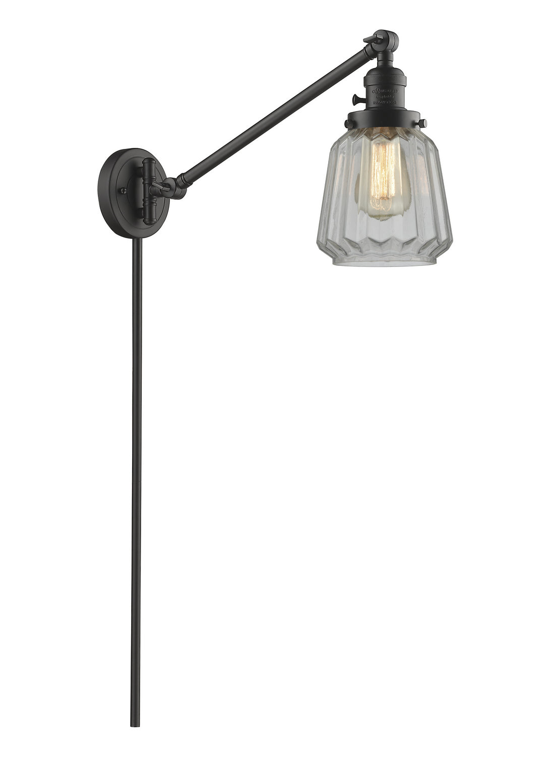 Innovations - 237-OB-G142 - One Light Swing Arm - Franklin Restoration - Oil Rubbed Bronze