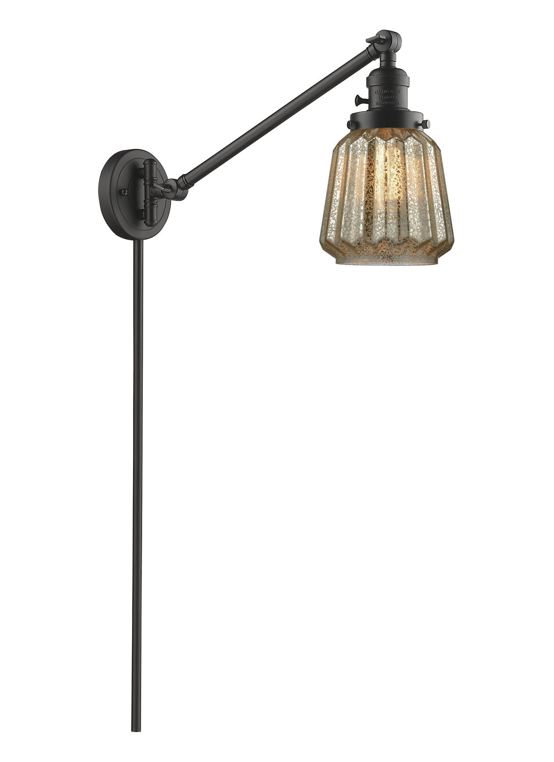 Innovations - 237-OB-G146 - One Light Swing Arm - Franklin Restoration - Oil Rubbed Bronze