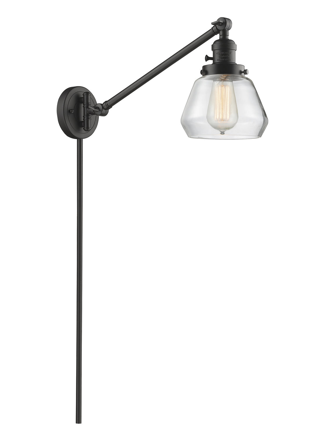 Innovations - 237-OB-G172 - One Light Swing Arm - Franklin Restoration - Oil Rubbed Bronze
