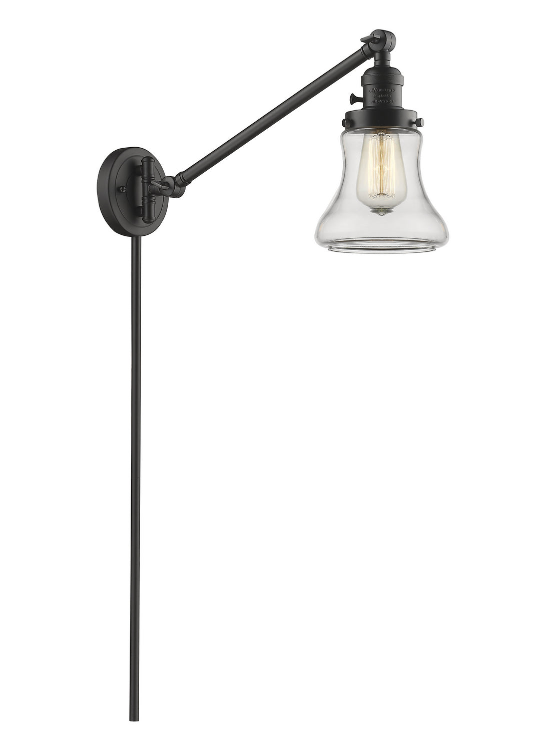 Innovations - 237-OB-G192 - One Light Swing Arm - Franklin Restoration - Oil Rubbed Bronze