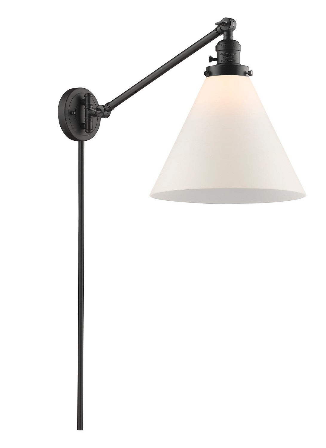 Innovations - 237-OB-G41-L - One Light Swing Arm - Franklin Restoration - Oil Rubbed Bronze