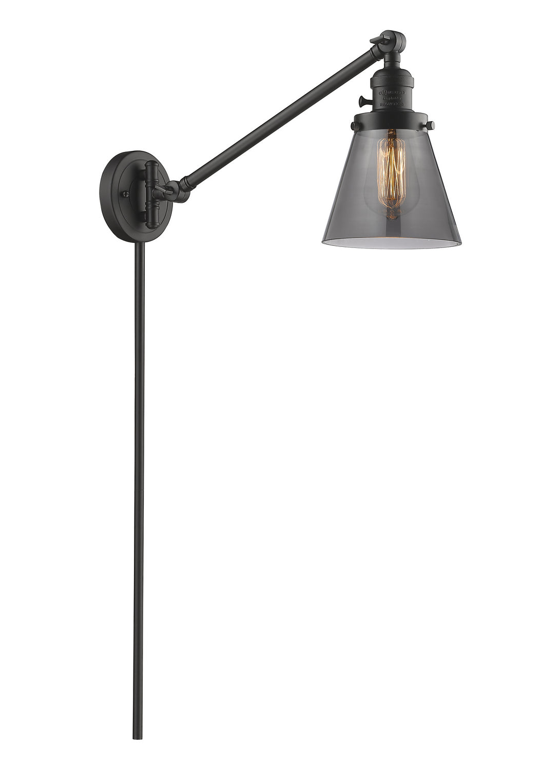 Innovations - 237-OB-G63 - One Light Swing Arm - Franklin Restoration - Oil Rubbed Bronze