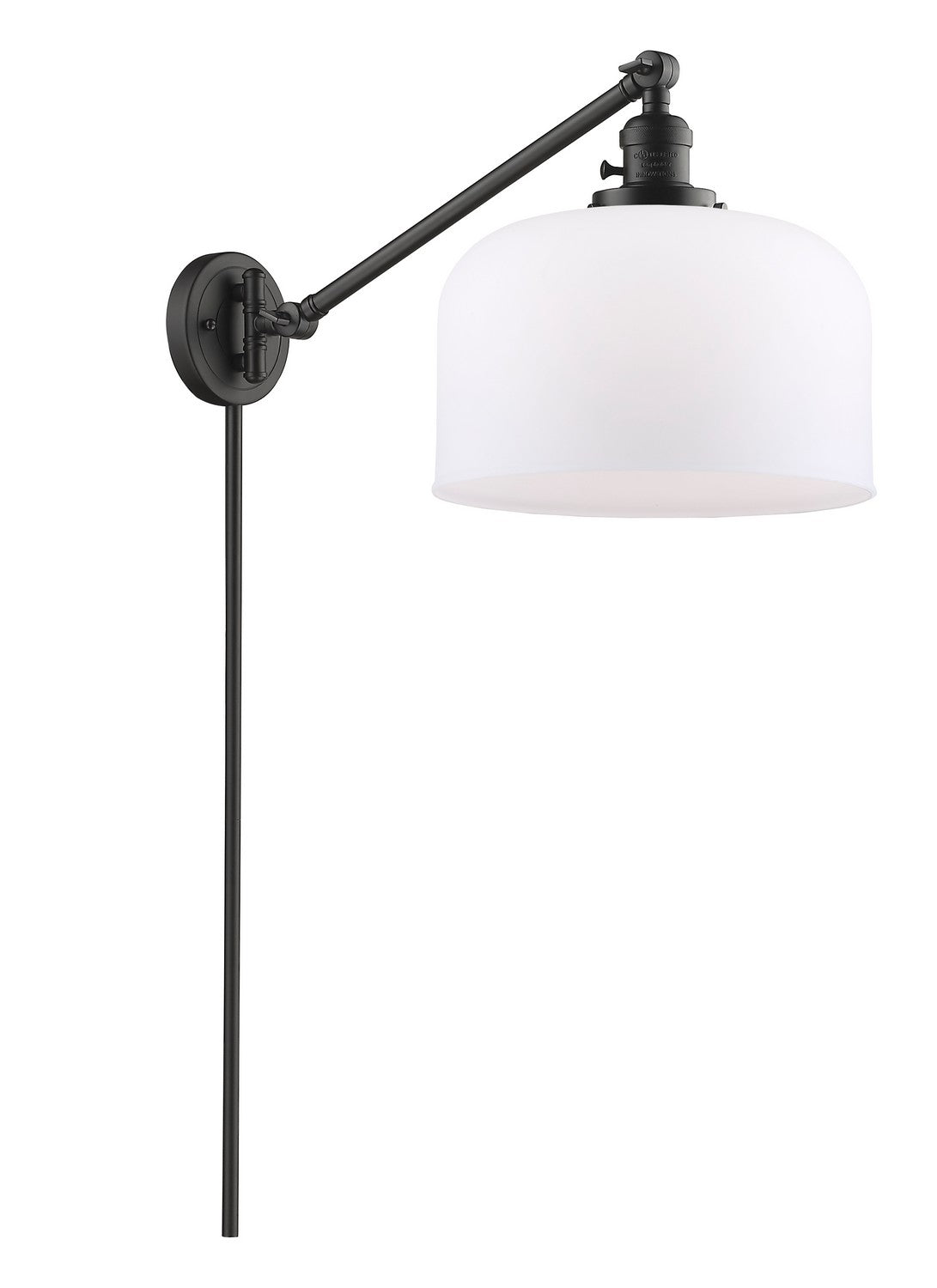 Innovations - 237-OB-G71-L - One Light Swing Arm - Franklin Restoration - Oil Rubbed Bronze