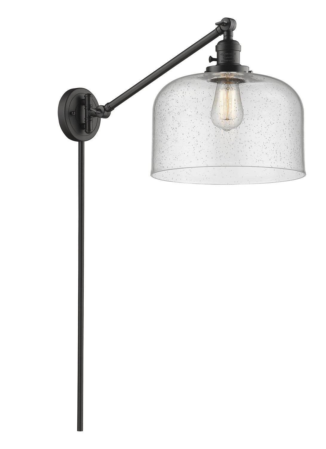 Innovations - 237-OB-G74-L - One Light Swing Arm - Franklin Restoration - Oil Rubbed Bronze