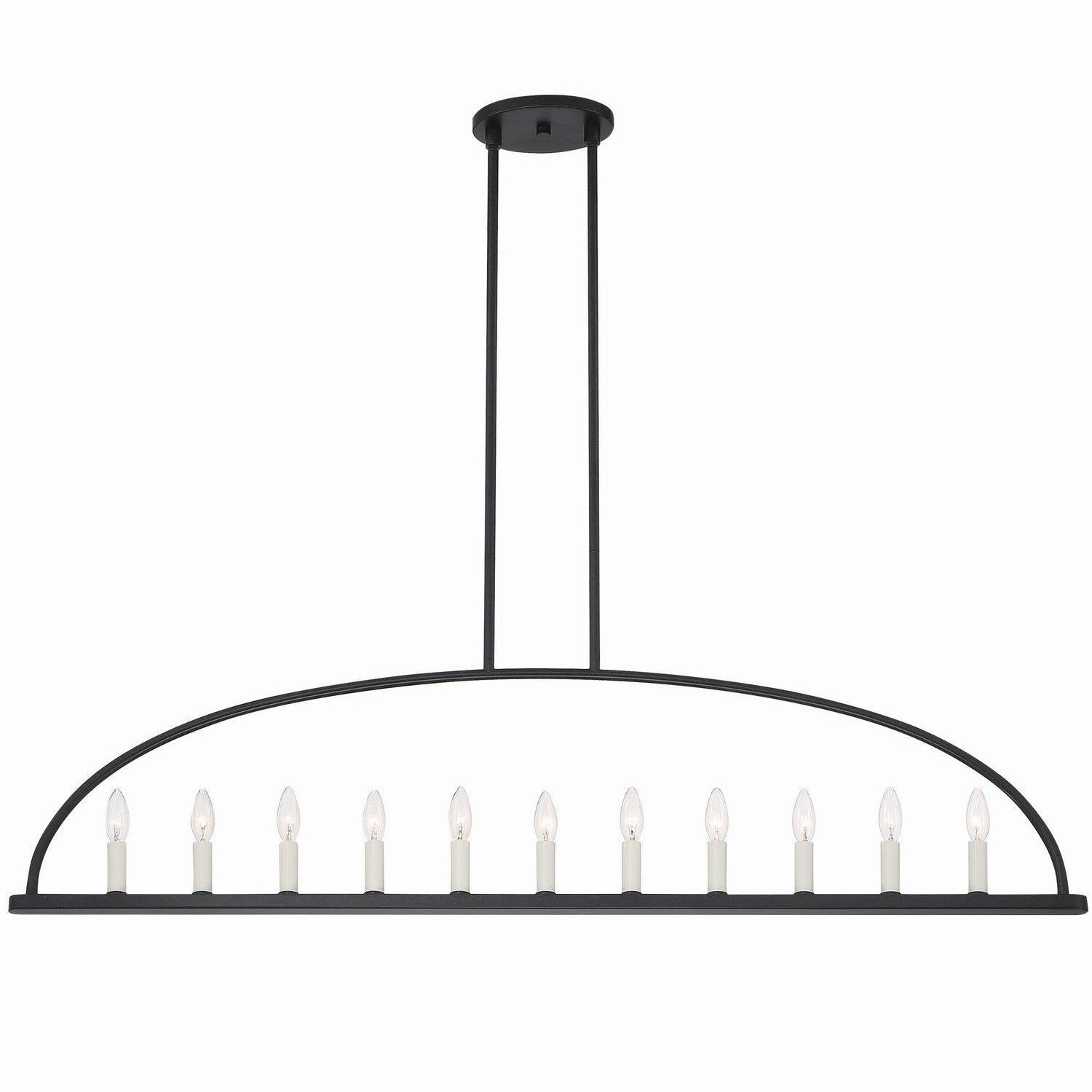 Crystorama - ABB-3009-BK - 11 Light Chandelier - Abbott - Black