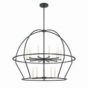 Crystorama - ABB-3029-BK - 15 Light Chandelier - Abbott - Black