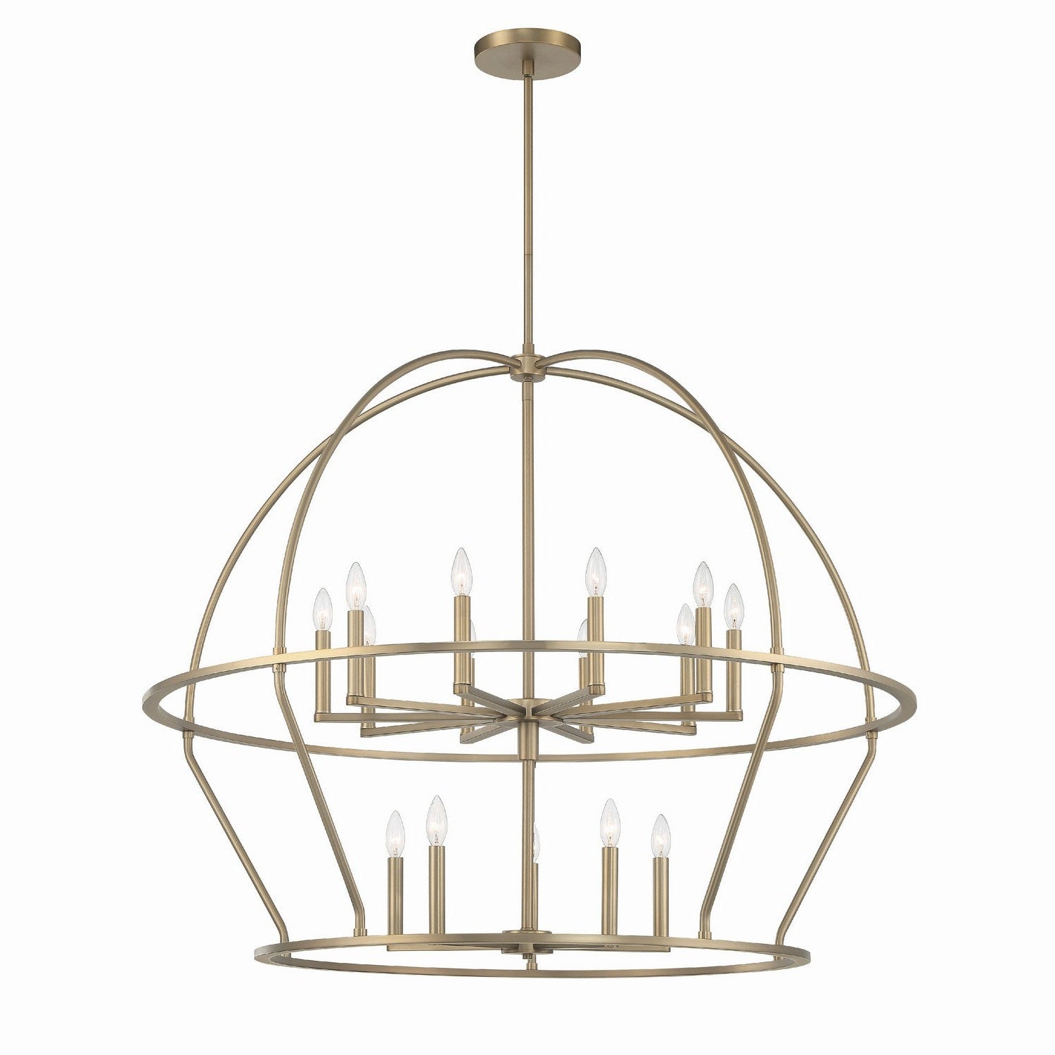 Crystorama - ABB-3029-VG - 15 Light Chandelier - Abbott - Vibrant Gold