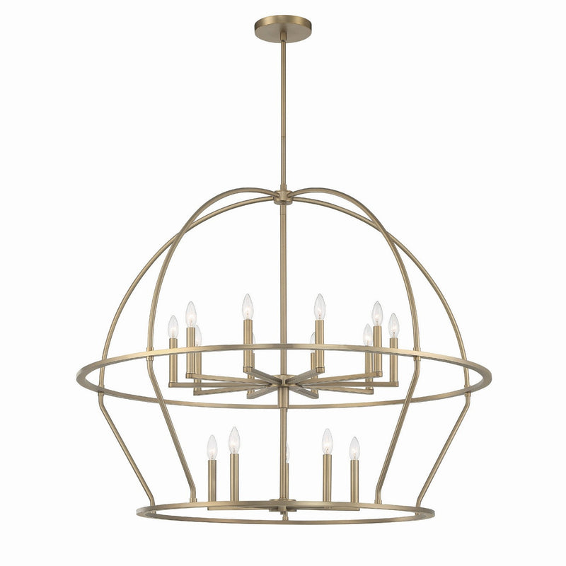 Crystorama - ABB-3029-VG - 15 Light Chandelier - Abbott - Vibrant Gold