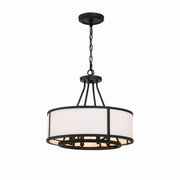 Crystorama - BRY-8004-BF - Four Light Chandelier - Bryant - Black Forged