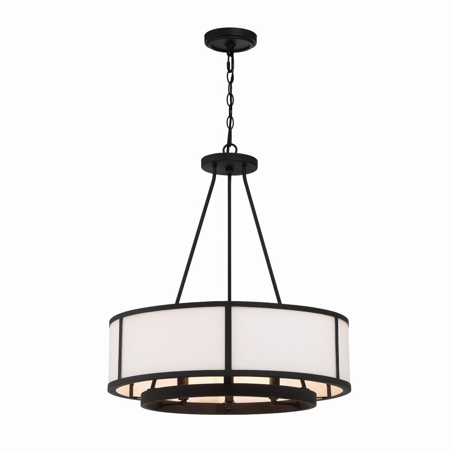 Crystorama - BRY-8006-BF - Six Light Chandelier - Bryant - Black Forged