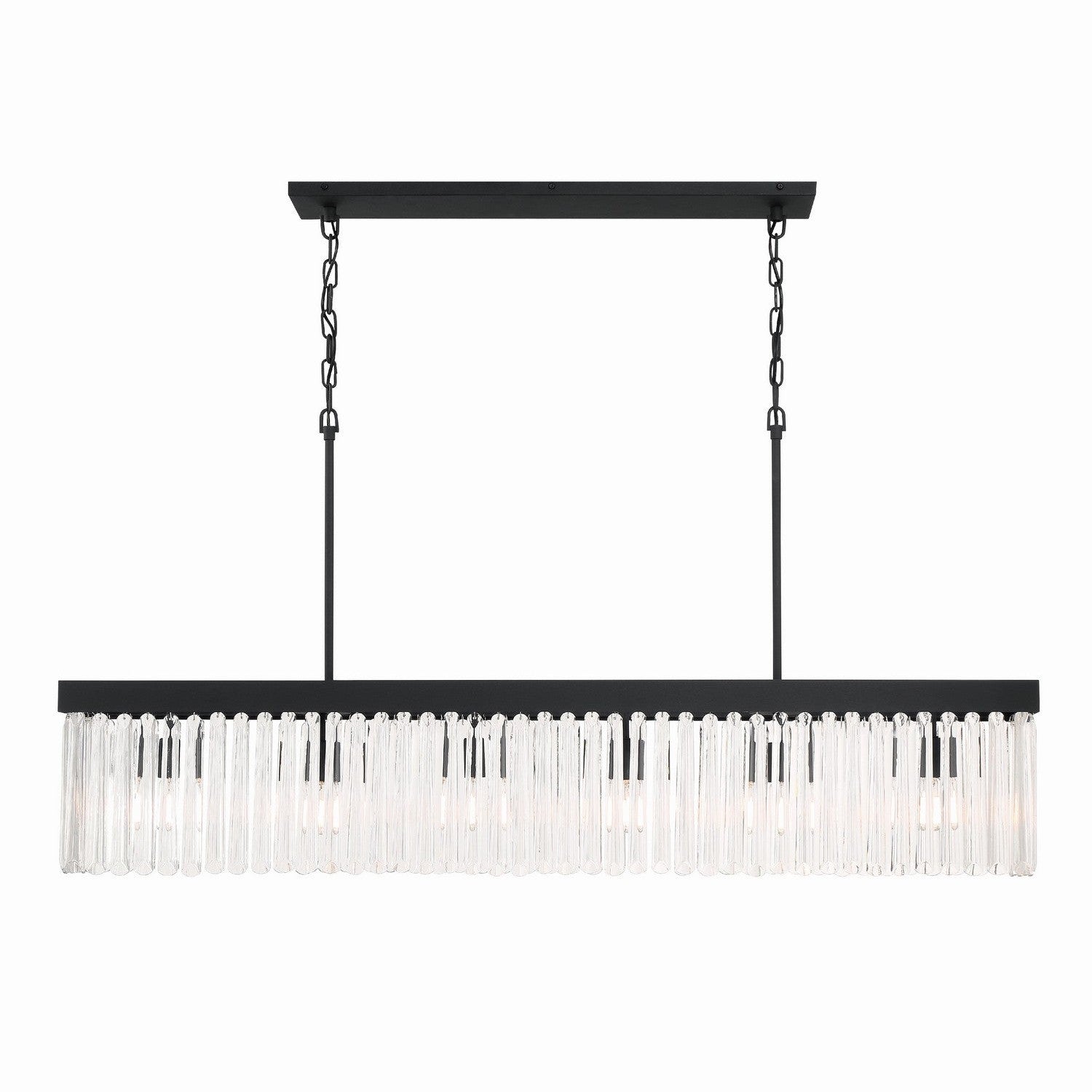 Crystorama - EMO-5407-BF - Six Light Chandelier - Emory - Black Forged