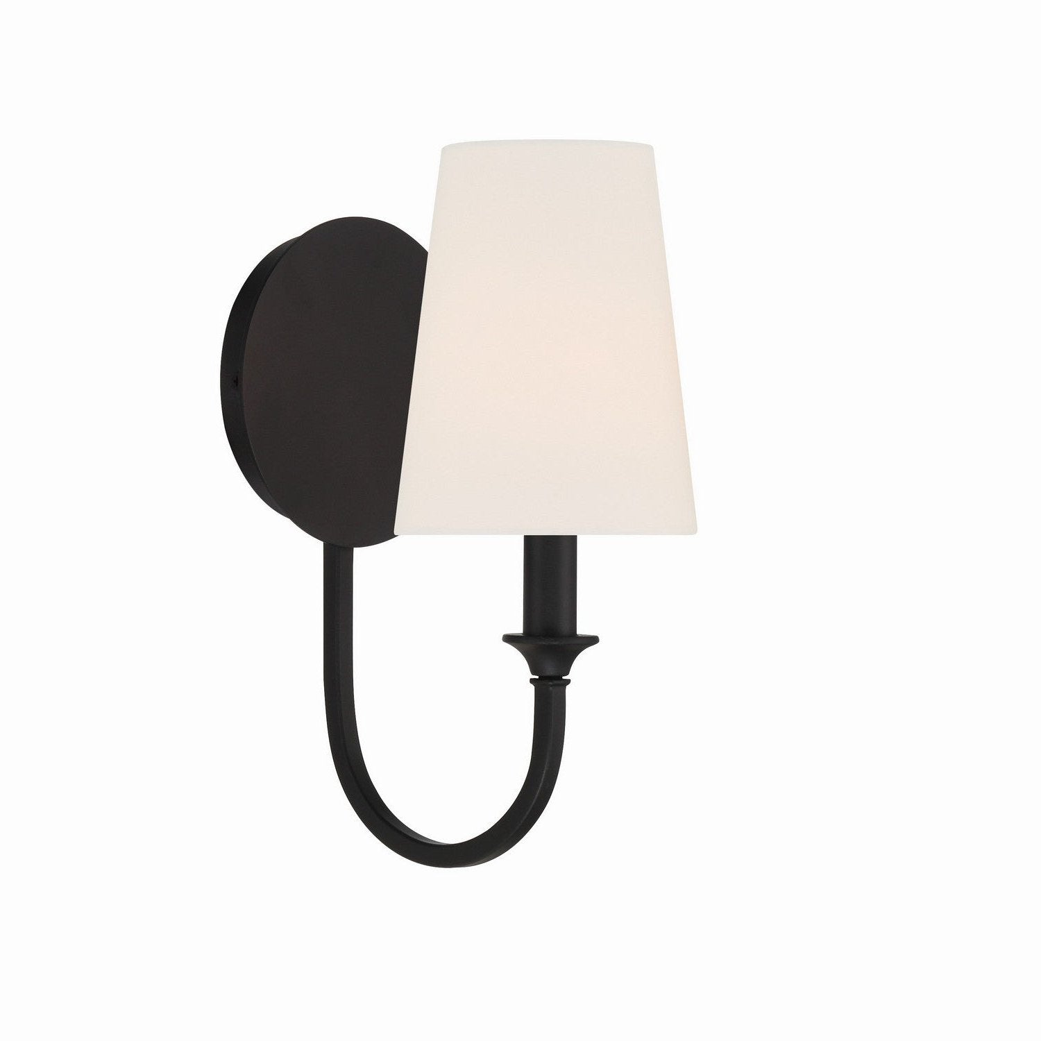 Crystorama - PAY-921-BF - One Light Wall Sconce - Payton - Black Forged