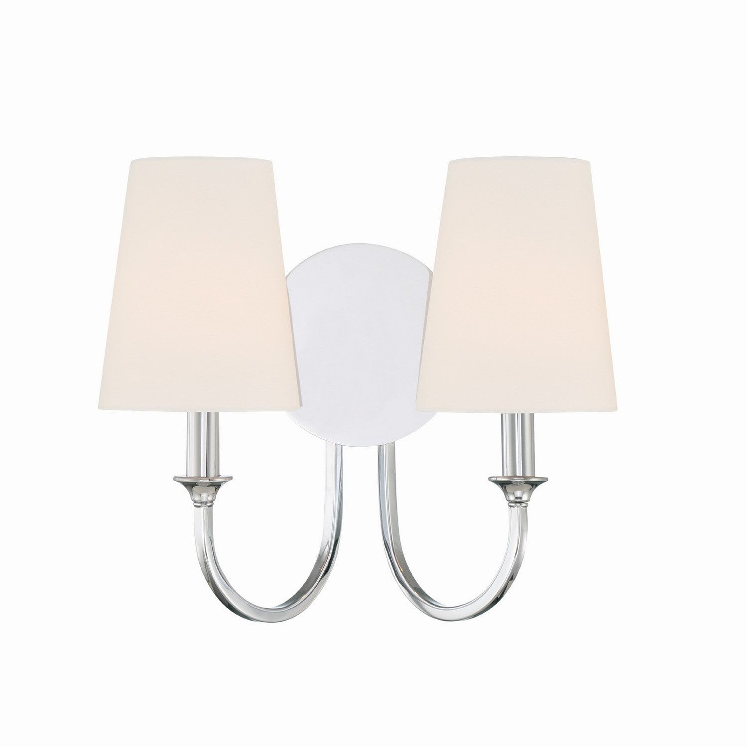 Crystorama - PAY-922-CH - Two Light Wall Sconce - Payton - Polished Chrome