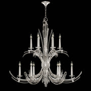 Fine Art Handcrafted Lighting - 781640-1ST - 12 Light Chandelier - Trevi - Silver
