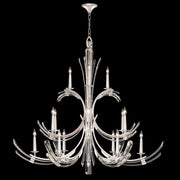 Fine Art Handcrafted Lighting - 781740-1ST - 15 Light Chandelier - Trevi - Silver