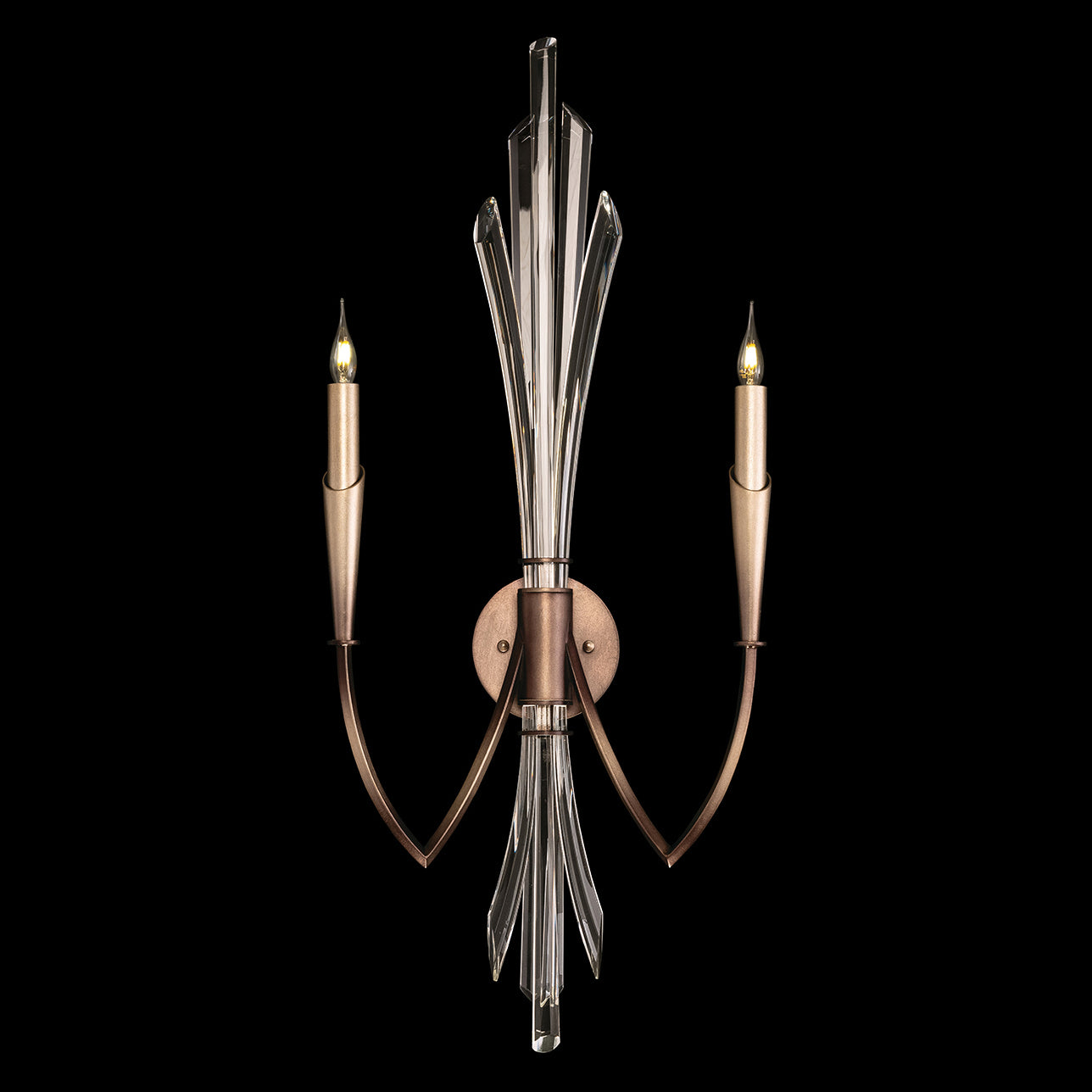 Fine Art Handcrafted Lighting - 782350-3ST - Two Light Wall Sconce - Trevi - Bronze