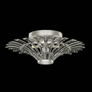 Fine Art Handcrafted Lighting - 782440-1ST - Four Light Flush Mount - Trevi - Silver