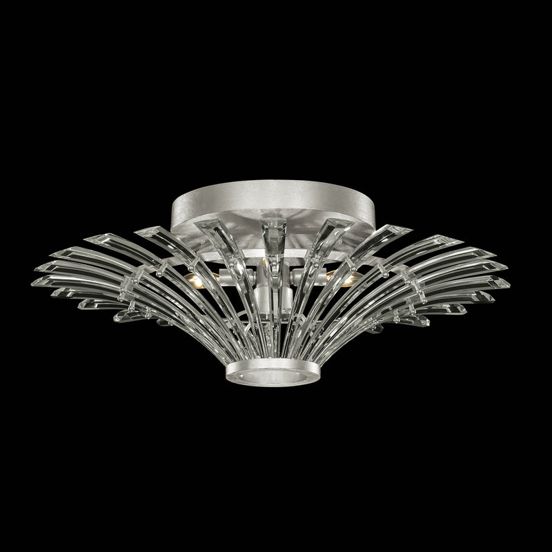Fine Art Handcrafted Lighting - 782440-1ST - Four Light Flush Mount - Trevi - Silver