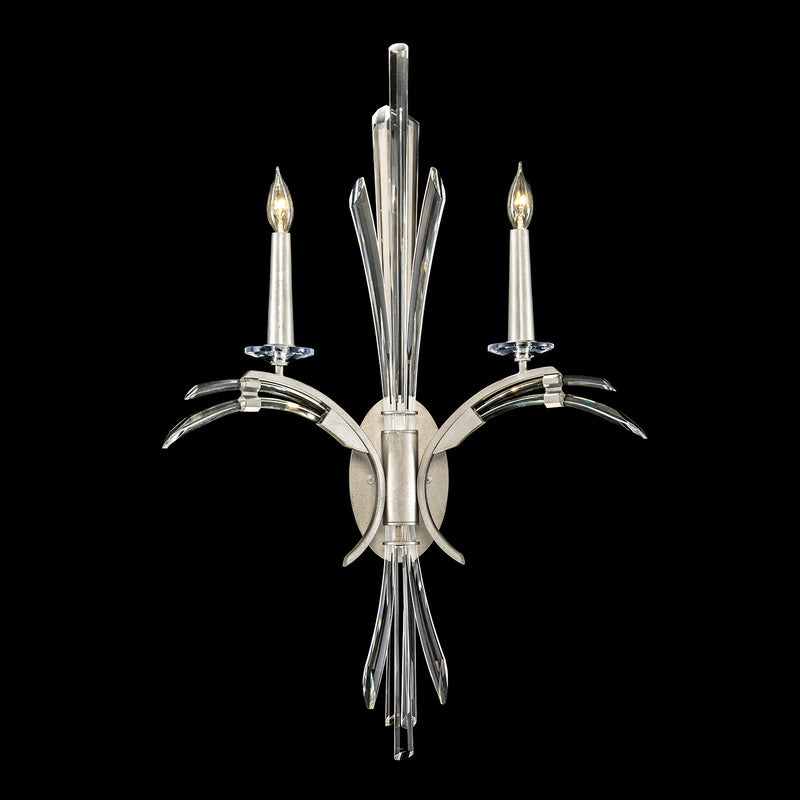 Fine Art Handcrafted Lighting - 782750-1ST - Two Light Wall Sconce - Trevi - Silver