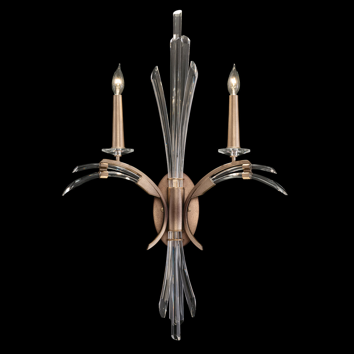 Fine Art Handcrafted Lighting - 782750-3ST - Two Light Wall Sconce - Trevi - Bronze