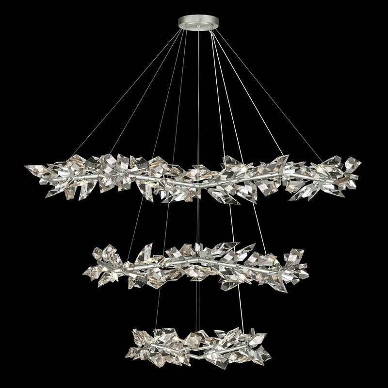 Fine Art Handcrafted Lighting - 921940-1ST - 35 Light Pendant - Foret - Silver