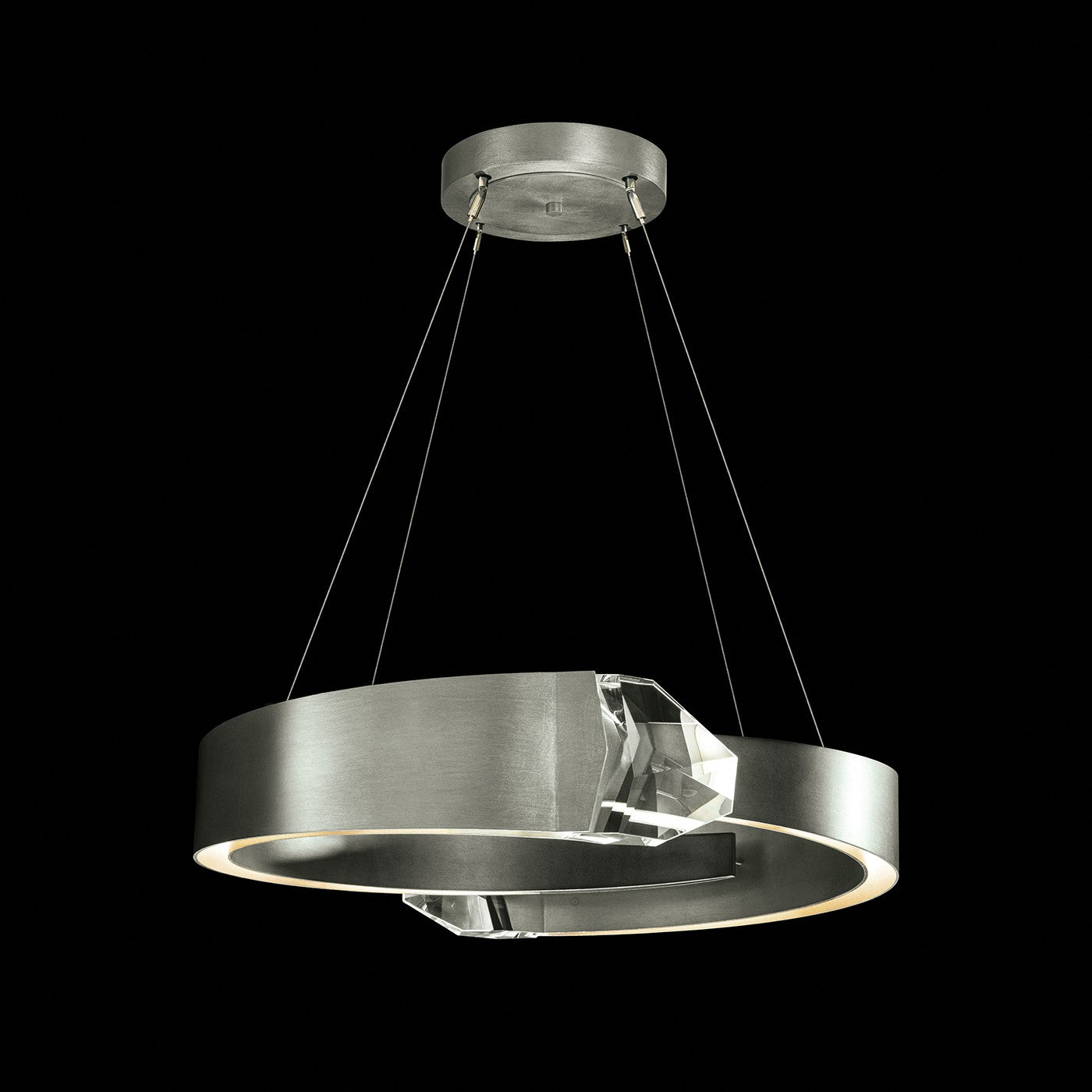 Fine Art Handcrafted Lighting - 927545-1ST - LED Pendant - Strata - Silver