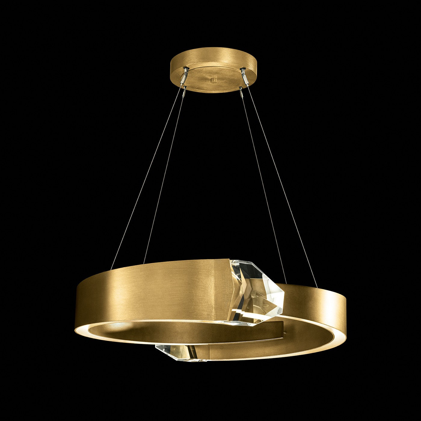 Fine Art Handcrafted Lighting - 927545-2ST - LED Pendant - Strata - Gold