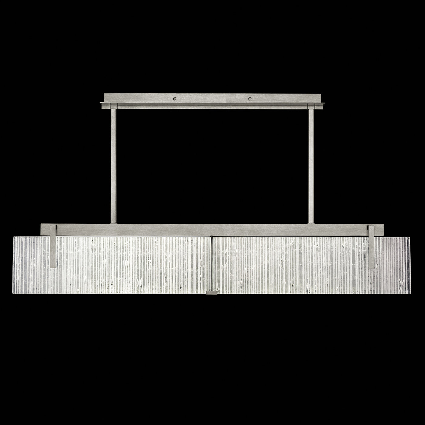 Fine Art Handcrafted Lighting - 928040-25ST - LED Linear Pendant - Terra - Silver