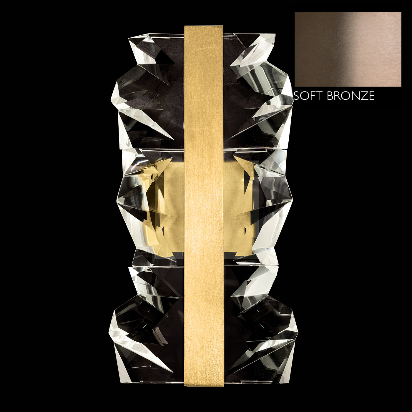 Fine Art Handcrafted Lighting - 928150-3ST - LED Wall Sconce - Strata - Bronze