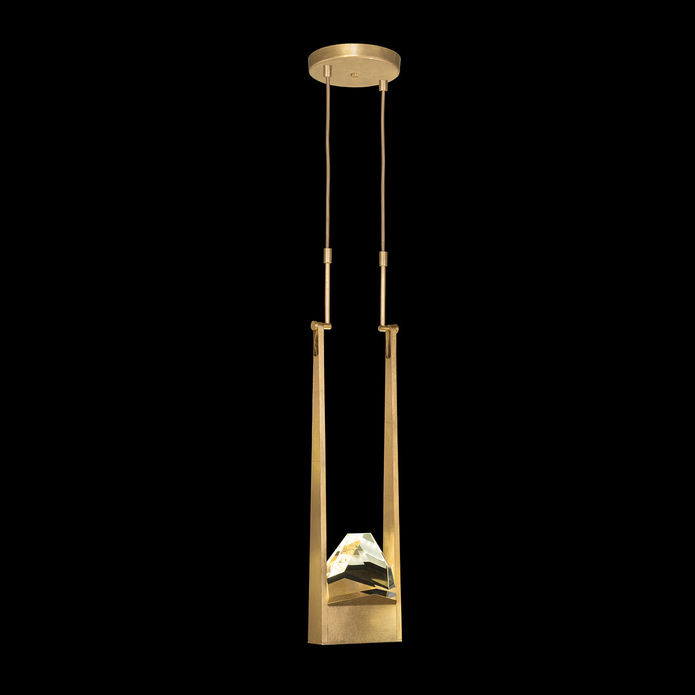Fine Art Handcrafted Lighting - 928240-2ST - LED Pendant - Strata - Gold
